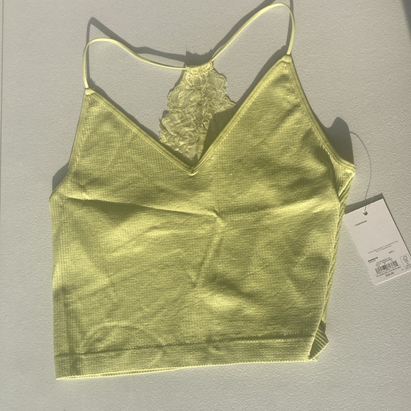 3/$15 So seamless lace back ribbed top casual summer boho stretch party L jrs - Picture 8 of 16